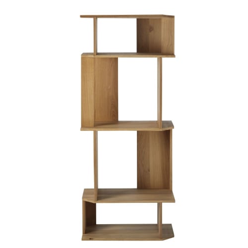 Möbel Regale | Regal mit 4 Kuben aus Eichenholz, H120cm - SI49993