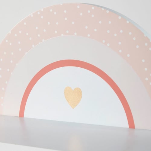 Regal Wolke und Regenbogen, rosa, goldfarben und weiß Lou Regal Wolke und Regenbogen, rosa, goldfarben und weiß Lou