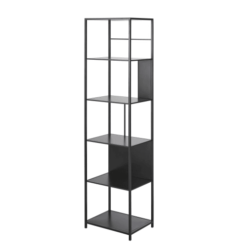 Möbel Regale | Regalsäule aus schwarzem Metall - DK38445