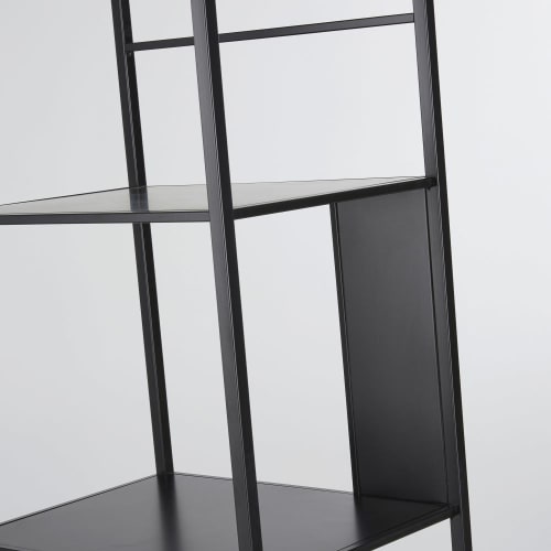 Möbel Regale | Regalsäule aus schwarzem Metall - DK38445