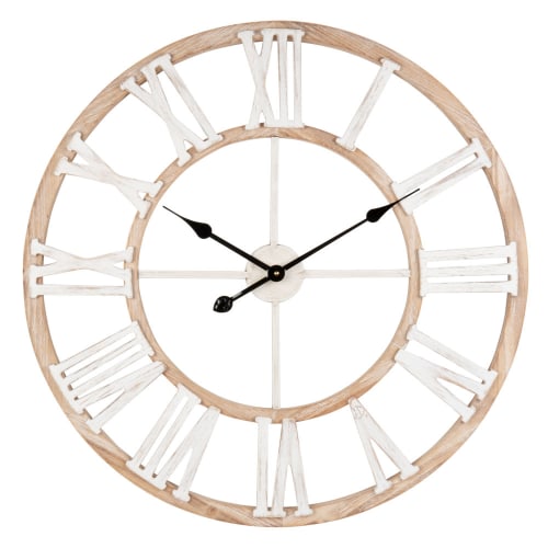 brazo Apelar a ser atractivo Explicación Reloj de color natural y blanco D.70 IRVINE | Maisons du Monde