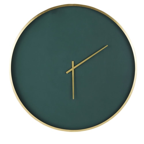 Reloj de metal verde y dorado D.86