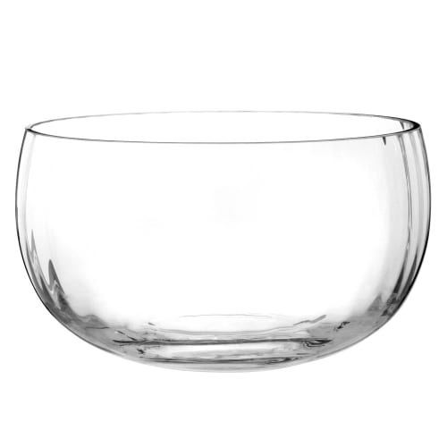 Ribbed Glass Salad Bowl Maisons du Monde