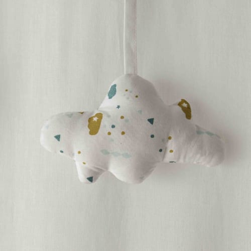 Rideau A Passants En Coton Blanc Et Jaune A L Unite 110x250 Gaston Maisons Du Monde