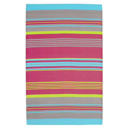 Polypropylene Stripe Outdoor Rug, Multicoloured 120x180 Rio Maisons