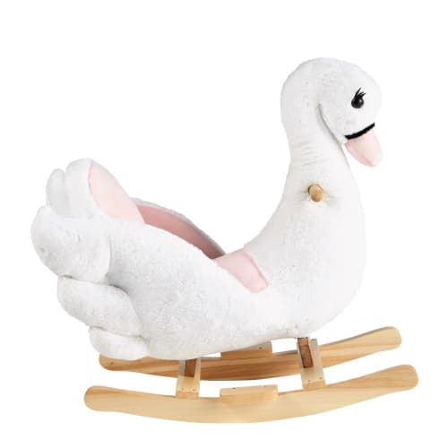 swan rocking horse