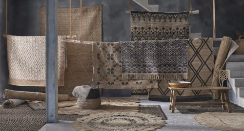 Bejaarden compact Reis Rond beige tapijt uit gevlochten jute D150 BRAGA | Maisons du Monde