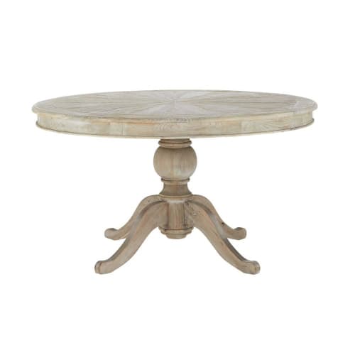 Round Wooden Dining Table D 140cm