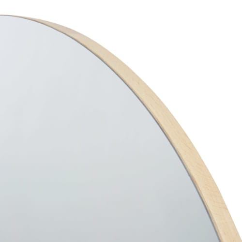 Dekoration Wandspiegel und Barock Spiegel | Runder Spiegel aus Eichenholz, D120cm - AP53044
