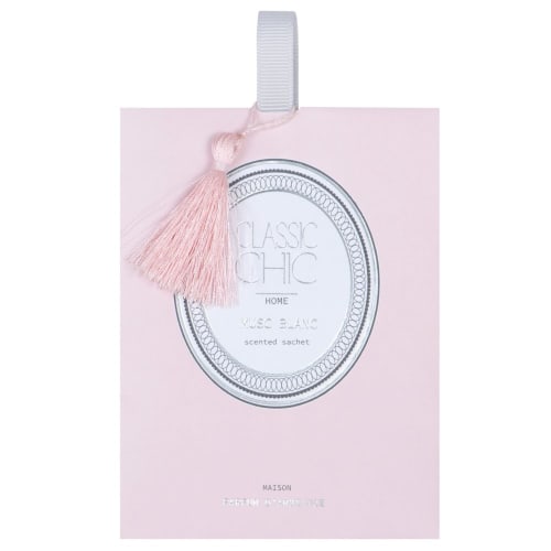 Déco Senteurs | Sachet parfumé rose, blanc et argenté - ES27416
