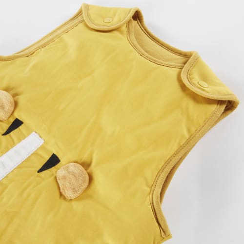 Saco de bebé 6-12 meses de popelina con estampado amarillo mostaza, crudos  y negros | Maisons du Monde