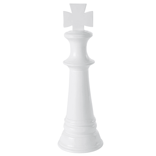 Schachfigur König, weiß H70