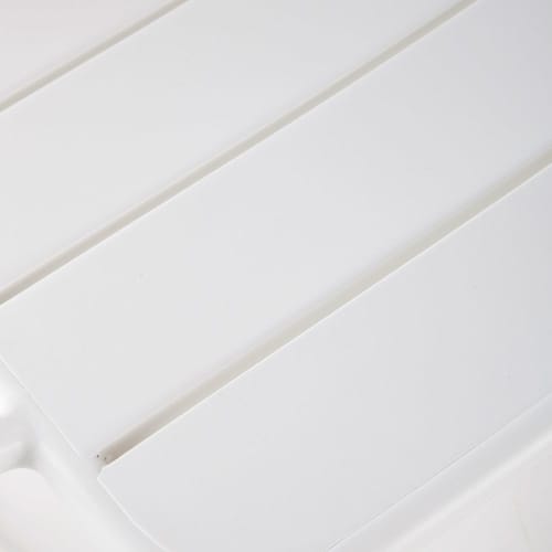 Schaukelstuhl für den Außenbereich aus weißem Metall Batignolles