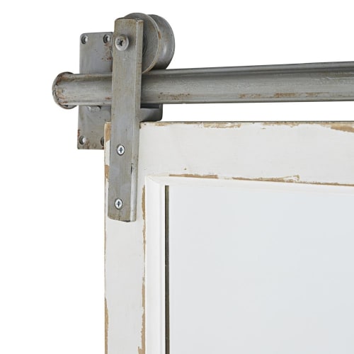 Dekoration Wandspiegel und Barock Spiegel | Schiebespiegel, weiß, 187x210cm - KE45103