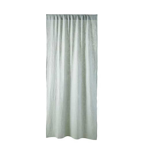 Schlaufenvorhang aus Baumwolle, wassergrün, 1 Vorhang 110x250