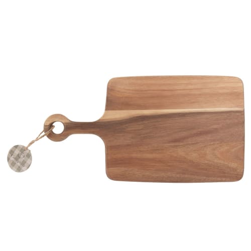 Tischkultur Holztablett und Serviertablett | Schneidebrett aus Akazienholz, 43x23cm - KR67626