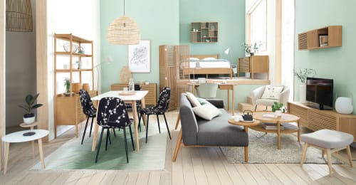 Schreibtisch Im Vintage Stil Mit 1 Schublade Okinawa Maisons Du