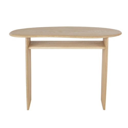 Möbel Schreibtische | Schreibtisch, oval, aus massivem Eichenholz - BA05628