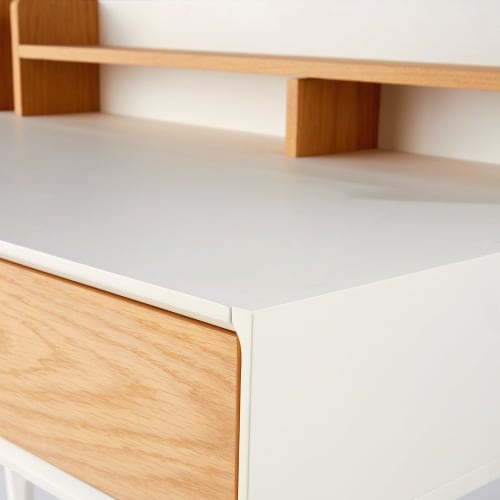 Scrivania con 1 cassetto bianca Kara Maisons du Monde