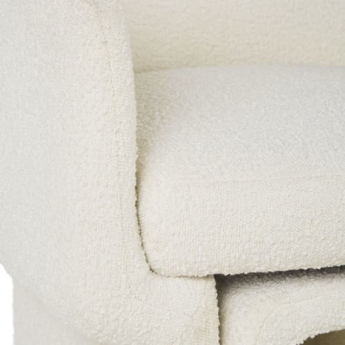 Sessel und Fußablage zur gewerblichen Nutzung, mit weißen Schlingen Dorset  Business