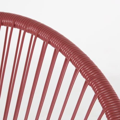 Sillón de jardín redondo de resina terracota Copacabana | Maisons du Monde