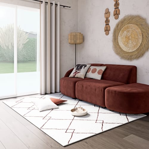 modulares Sofa aus Samt