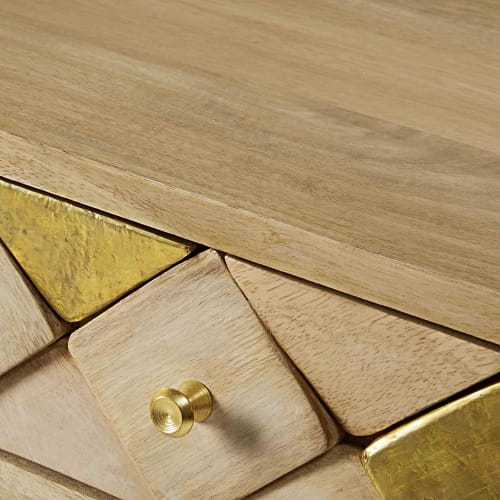 Solid Mango Wood 1Drawer Dressing Table Salome Maisons du Monde