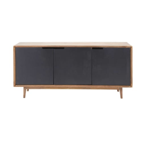 Credenze Maison Du Monde.Solid Mango Wood And Metal Sideboard Lenox Maisons Du Monde