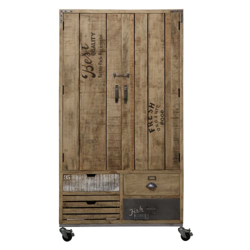Furniture Sideboards | Solid mango wood larder - QO23329