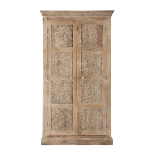 Solid Mango Wood Wardrobe Himalaya Maisons Du Monde