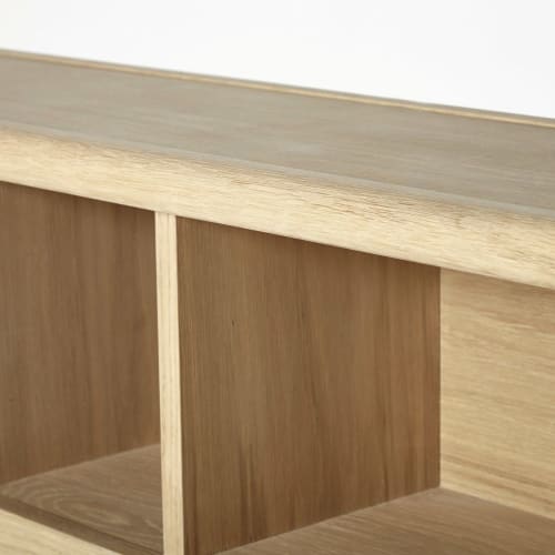 Solid Oak Headboard with Storage W160 Canopy Maisons du Monde