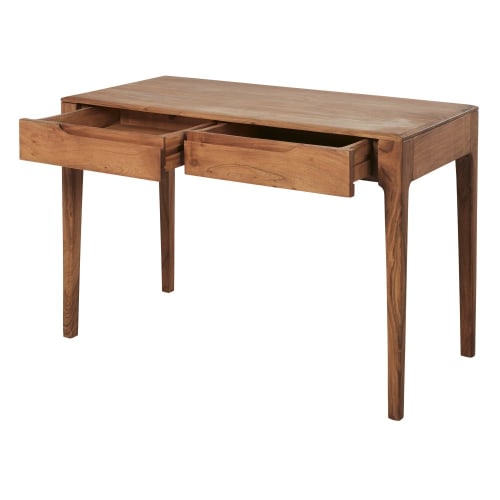 Solid Sheesham 2 Drawer Desk Malmo Maisons Du Monde Solid Sheesham 2 Drawer Desk Malmo Maisons Du Monde