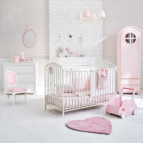 Specchio Ovale Rosa 40x55 Cm Victorine Maisons Du Monde