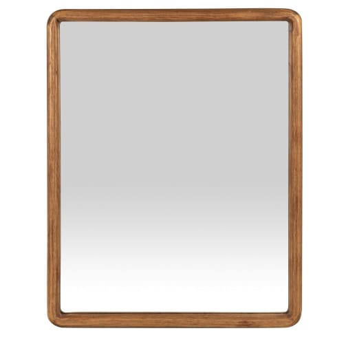 Dekoration Wandspiegel und Barock Spiegel | Spiegel aus braunem Mangoholz, 40x50cm - EB32164