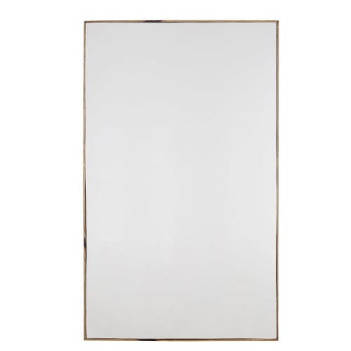 Dekoration Wandspiegel und Barock Spiegel | Spiegel aus braunem Mangoholz, 60x101cm - LU36751