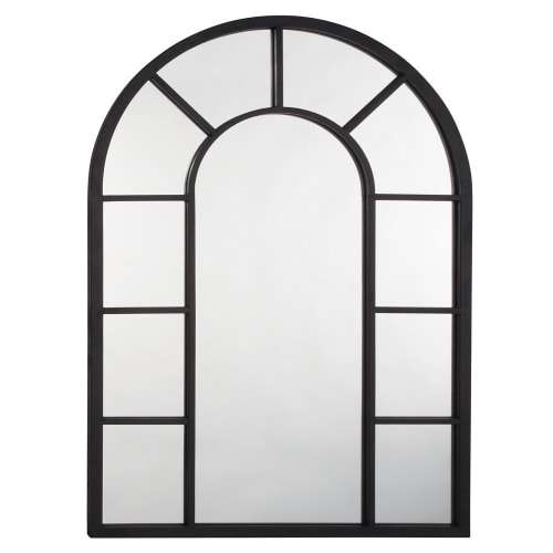 Dekoration Wandspiegel und Barock Spiegel | Spiegel aus Metall mit Rosteffekt, 60x90 - PI13754