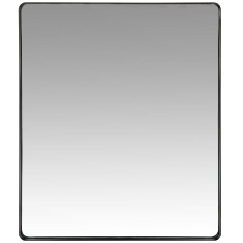 Dekoration Wandspiegel und Barock Spiegel | Spiegel aus schwarzem Metall, 50x60cm - PR90428