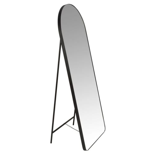 Dekoration Wandspiegel und Barock Spiegel | Spiegel aus schwarzem Metall, 60x150cm - DO76960