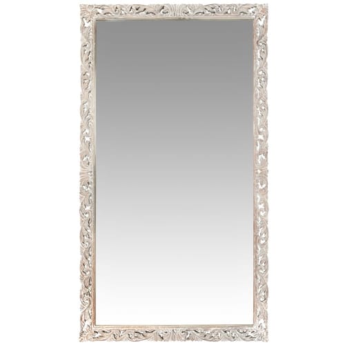 Dekoration Wandspiegel und Barock Spiegel | Spiegel mit geschnitztem Mangoholzrahmen 120x210 - PL02804