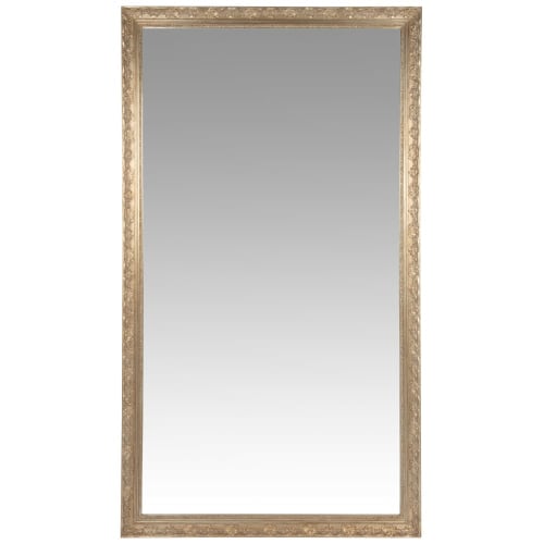 Dekoration Wandspiegel und Barock Spiegel | Spiegel mit geschnitztem Rahmen, irisierend 120x210 - IT67299