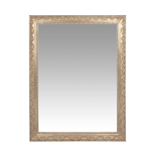 Dekoration Wandspiegel und Barock Spiegel | Spiegel mit geschnitztem Rahmen, irisierend 90x120 - HW43455