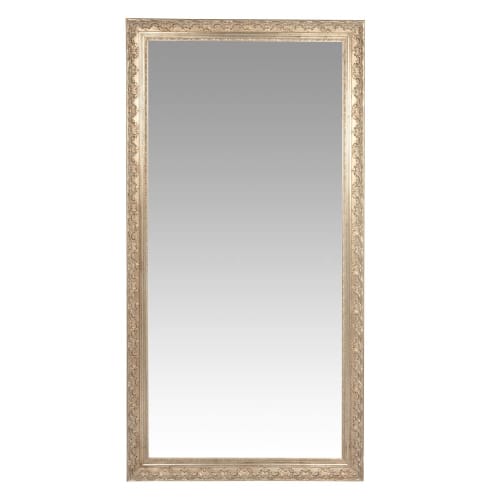 Dekoration Wandspiegel und Barock Spiegel | Spiegel mit geschnitztem Rahmen, irisierend 90x180 - MJ71760