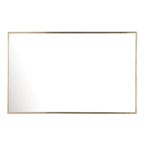 Dekoration Wandspiegel und Barock Spiegel | Spiegel mit goldfarbenem Metallrahmen, 75x120 - JX60538