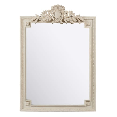 Dekoration Wandspiegel und Barock Spiegel | Spiegel mit grauem Zierrahmen 120x185 - JT15257