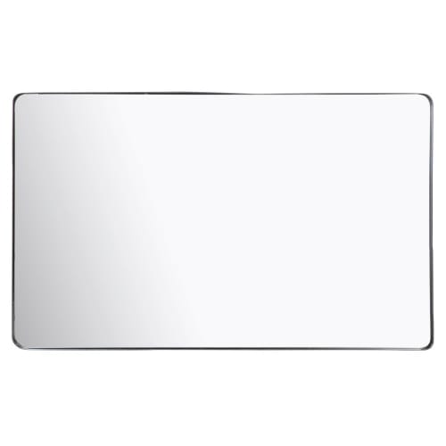 Dekoration Wandspiegel und Barock Spiegel | Spiegel mit schwarzem Metallrahmen, 165x100 - SU35286