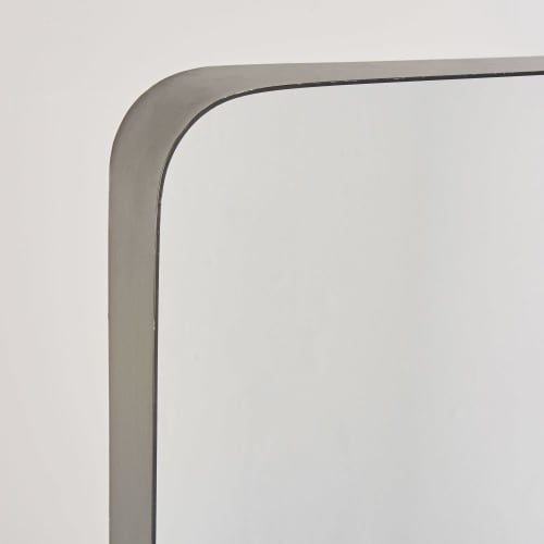 Dekoration Wandspiegel und Barock Spiegel | Spiegel mit schwarzem Metallrahmen 41x151 - FR11737