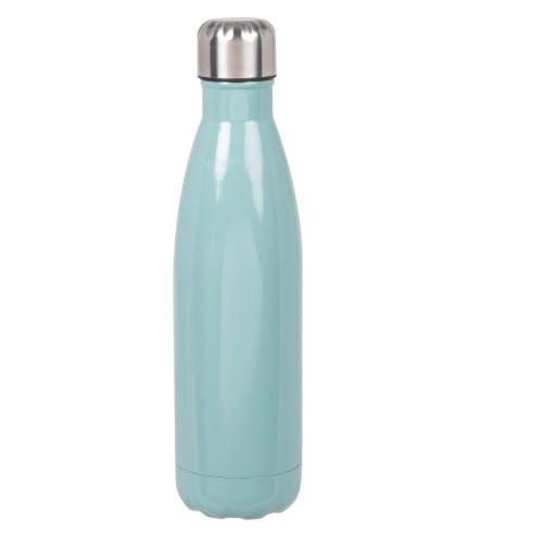 Stainless steel insulated bottle in light blue 0.5L