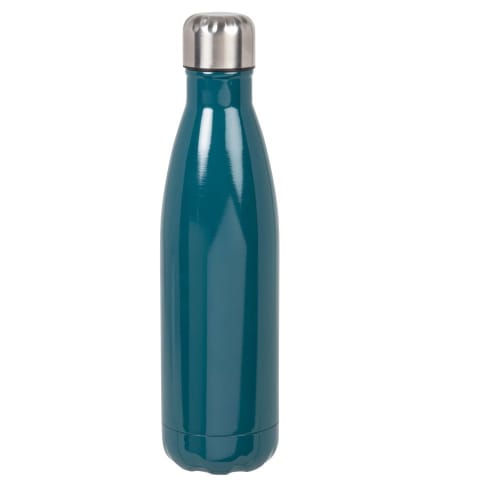 Stainless steel insulated bottle in teal 0.5L
