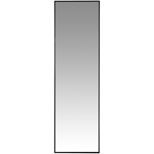 Dekoration Wandspiegel und Barock Spiegel | Standspiegel, schwarzes Metall, 50x170cm - VP03795