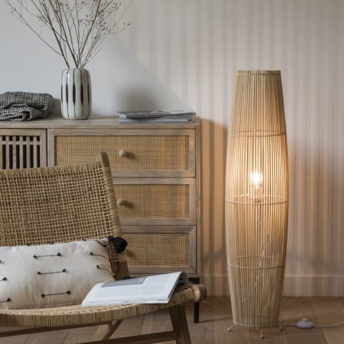 Stehlampe aus Bambus H100 Maisons du Monde